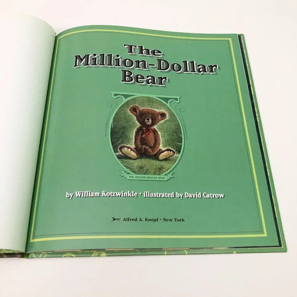 Vtg 1995 The Million Dollar Bear William Kotzwinkle Catrow Knopf - Picture 13 of 16